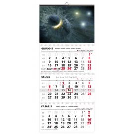 Sieninis kalendorius TRIO trijų dalių - 00101