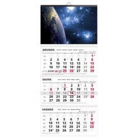 Sieninis kalendorius TRIO trijų dalių - 00104