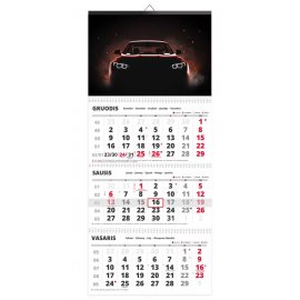 Sieninis kalendorius TRIO trijų dalių - 00106