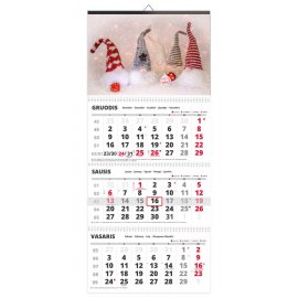 Sieninis kalendorius TRIO trijų dalių - 00114