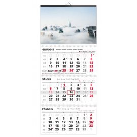 Sieninis kalendorius TRIO trijų dalių - 00117