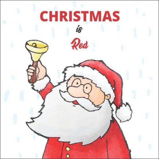 Atvirukai Kalėdos yra raudonos, 6 vnt