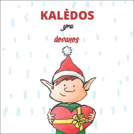 Atvirukai Kalėdos yra dovanos, 6 vnt