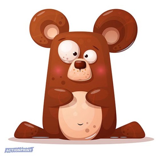 Atvirukai Mielas meškiukas, 6 vnt