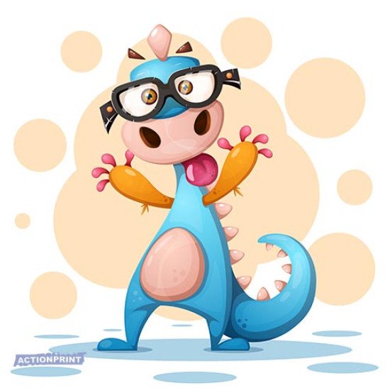 Atvirukai Mielas dinozauras, 6 vnt