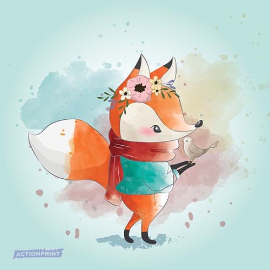 Atvirukai Mažoji laputė su savo draugu, 6 vnt