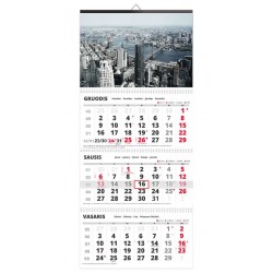 Sieninis kalendorius TRIO trijų dalių - 00103