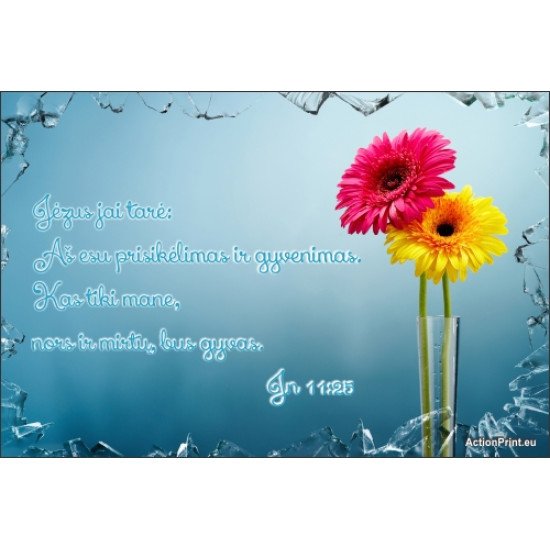 Magnetukas Biblijos eilutė - Jono 11:25