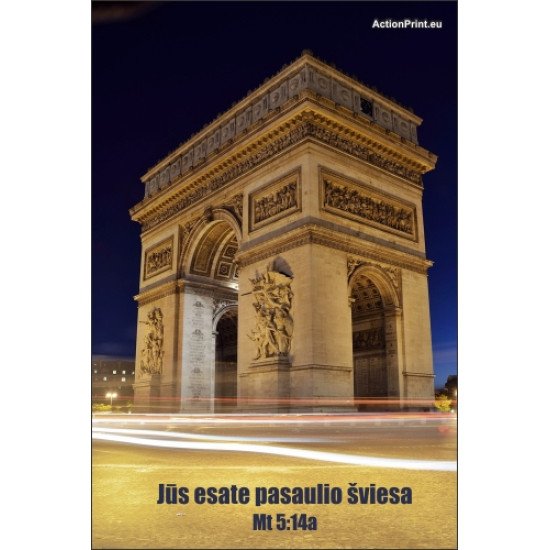 Magnetukas Biblijos eilutė - Mato 5:14a