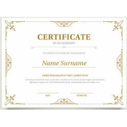 Sertifikatas-diplomas, 20 vnt, Nr. 000036