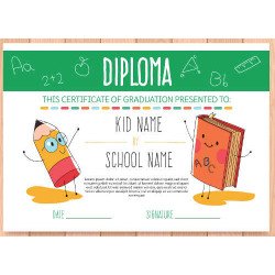 Sertifikatas-diplomas, 20 vnt, Nr. 000037