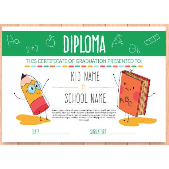 Sertifikatas-diplomas, 20 vnt, Nr. 000037