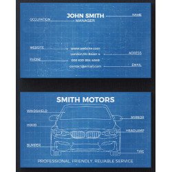 Vizitinės kortelės, 100 vnt, Nr. 000147