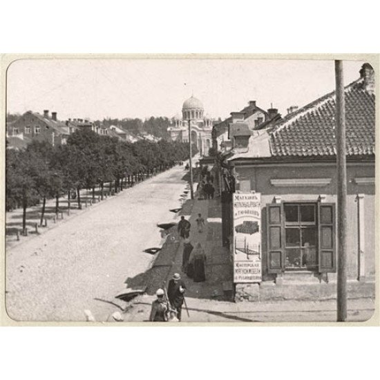 Drobė horizontali Laivės alėja, buvęs Nikolajaus prospektas, Kaunas, Lietuva