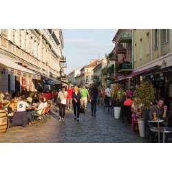 Drobė horizontali Vilniaus gatvė, Kaunas, Lietuva