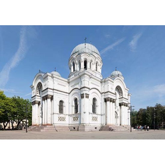 Drobė horizontali Šv. Arkangelo Mykolo bažnyčia, Kaunas, Lietuva