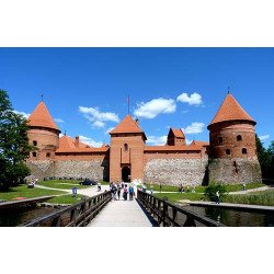 Drobė horizontali Trakų pilis, Lietuva