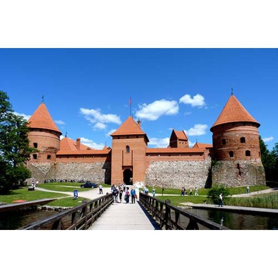 Drobė horizontali Trakų pilis, Lietuva
