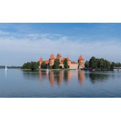 Drobė horizontali Trakų pilis, Lietuva