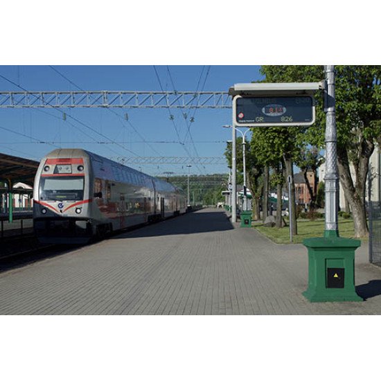 Drobė horizontali Kauno traukinių stotis, Kaunas, Lietuva