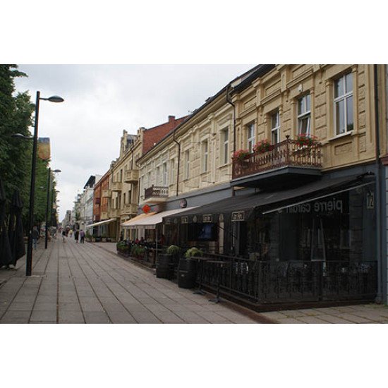 Drobė horizontali Kauno Laisvės alėja, Kaunas, Lietuva