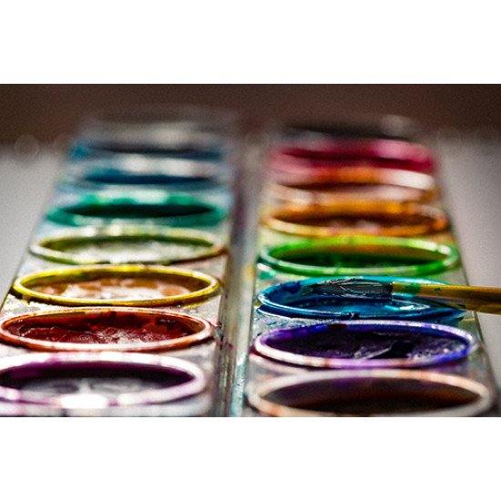 Fototapetai Dažai su teptuku