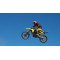 Fototapetai Motociklininkas danguje