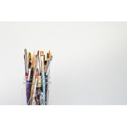 Fototapetai Teptukai stiklainyje