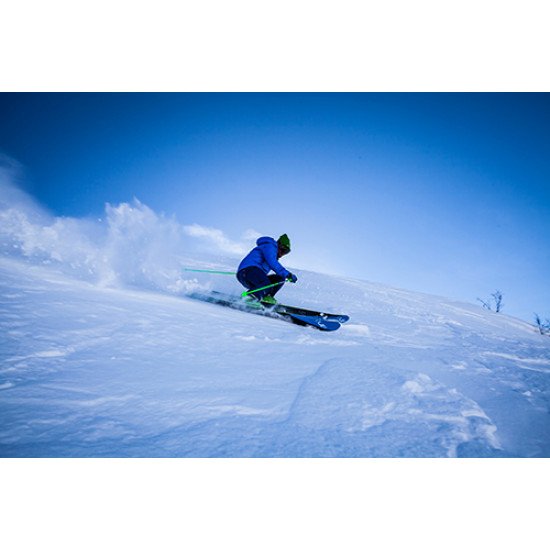 Fototapetai Slidininkas čiuožia nuo kalno