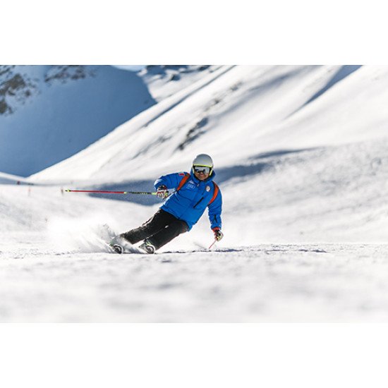 Fototapetai Slidininkas čiuožia nuo kalno