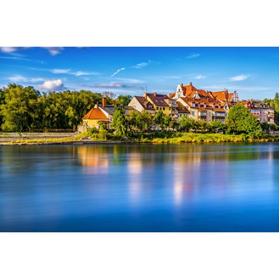 Fototapetai Namai prie vandens