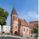 Drobė kvadratinė Šv. Gertrūdos bažnyčia, Kaunas, Lietuva