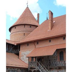 Drobė kvadratinė Trakų pilis, Trakai, Lietuva