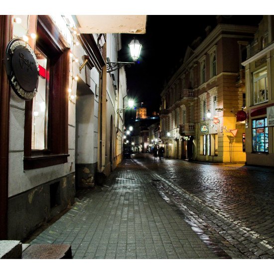 Drobė kvadratinė Pilies gatvė, Vilnius, Lietuva