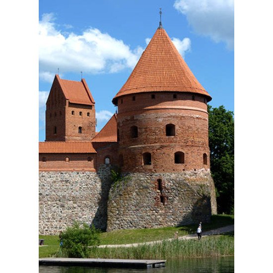 Drobė vertikali Trakų pilis, Trakai, Lietuva