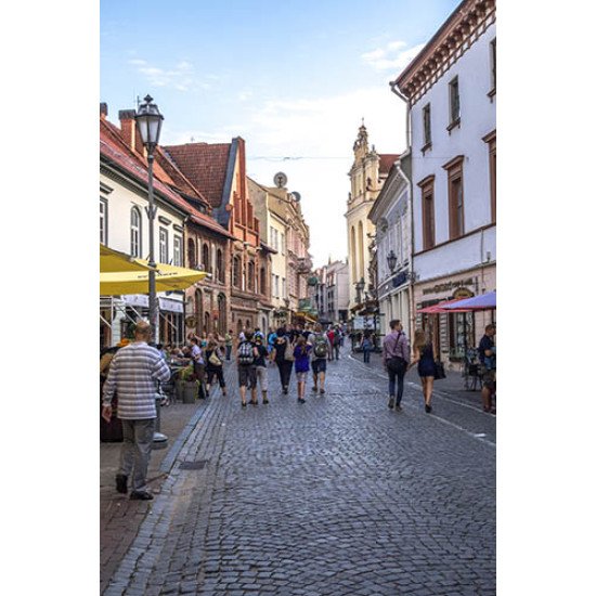 Drobė vertikali Pilies gatvė, Vilnius, Lietuva