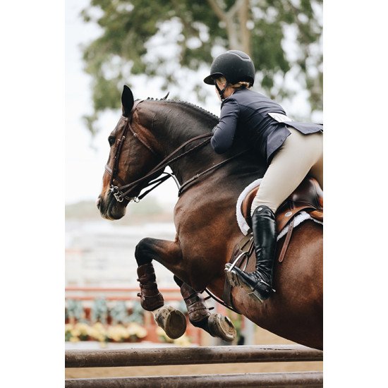 Fototapetai Žirgas šokantis per kliūtį