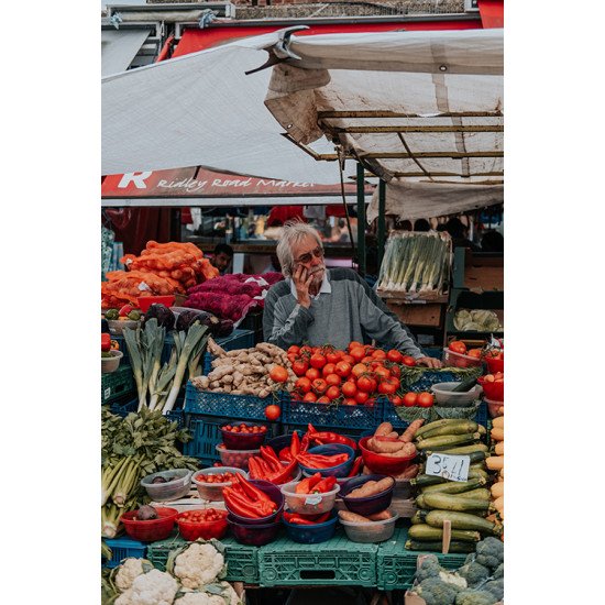 Fototapetai Daržovės ant prekystalio