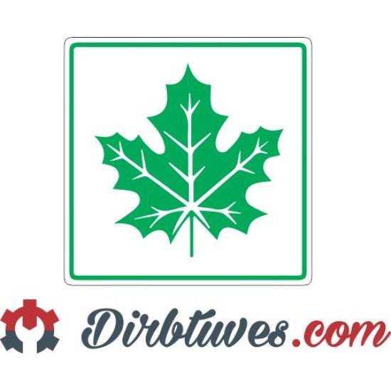 Lipdukas automobilio "Klevo lapas" 150x150 mm