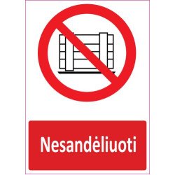 Lipdukas Nesandėliuoti