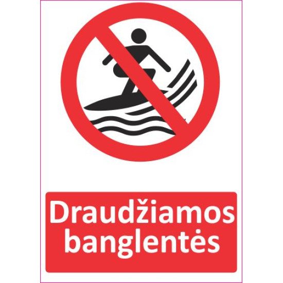 Lipdukas Draudžiamos banglentės