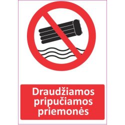 Lipdukas Draudžiamos pripučiamos priemonės