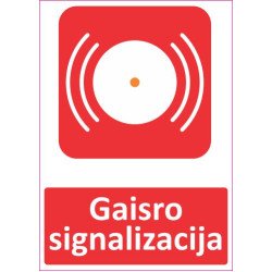 Lipdukas Gaisro signalizacija