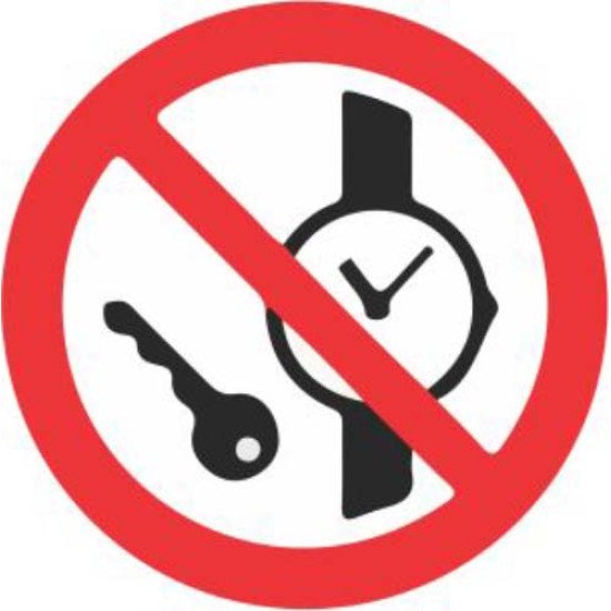 Lipdukas Draudžiami metaliniai daiktai