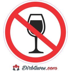 Lipdukas Nevartoti alkoholio