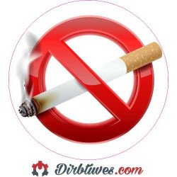 Lipdukas Draudžiama rūkyti, nerūkyti 06