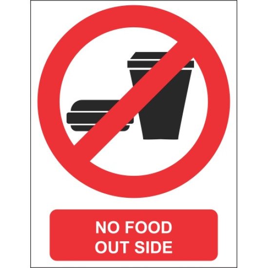 Lipdukas No Food Out Side