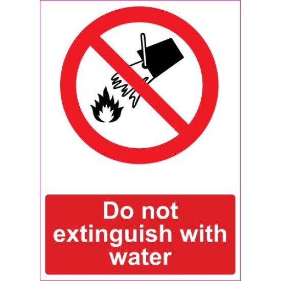Lipdukas Do Not Extinguish with water