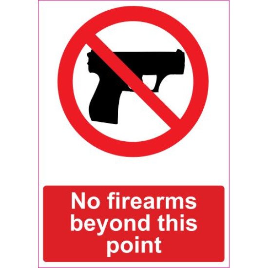 Lipdukas No firearms beyond this point