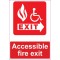 Lipdukas Accessible fire exit